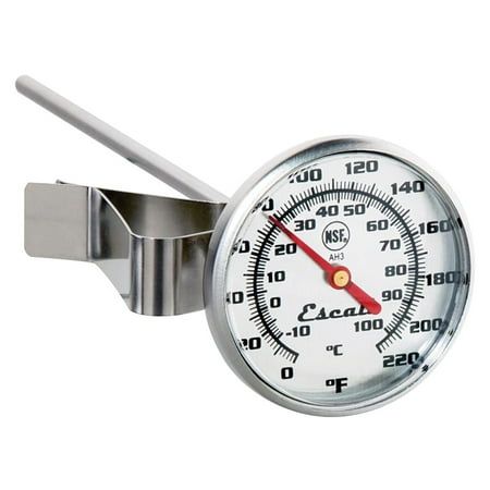 Life in the kitchen is easier when you use the right tool for the task. The Escali AH3 Instant Read Large Dial Thermometer features a large easy-to-read dial display and stainless steel pot clip for safe hands-free measuring. It features both Fahrenheit and Celsius measurements, and it has a durable stainless steel design that is NSF certified and dishwasher safe. Escali Instant Read Large Dial Thermometer Features: Durable stainless steel probe Large easy-to-read dial Stainless steel clip holds Cooking Thermometers, Body Scale, Food Thermometer, Stainless Steel Pot, Cooking Temperatures, Stainless Steel Dishwasher, Steel Design, Cooking Timer, The Globe