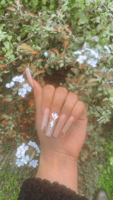 Boyfriend Initials, S Nails, Mail Ideas, Inspired Nails, Long Acrylic, A Kiss, Long Acrylic Nails, Skin Color, Acrylic Nails