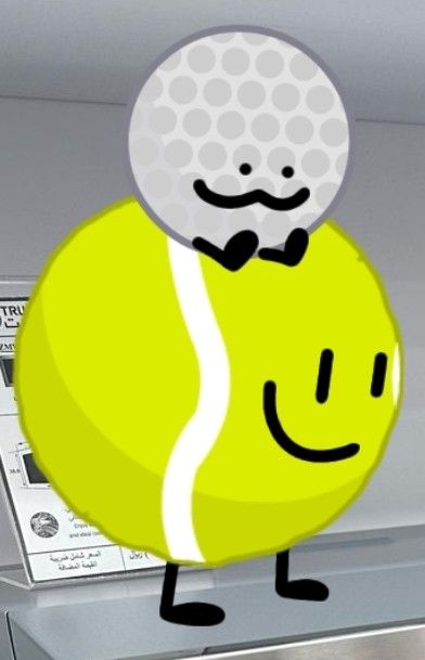 Tennis Ball X Golf Ball, Object Shows, Funny Talking, Epic Characters, Sitting In A Tree, I Dont Have Friends, Tennis Balls, Silly Pictures, My Themes