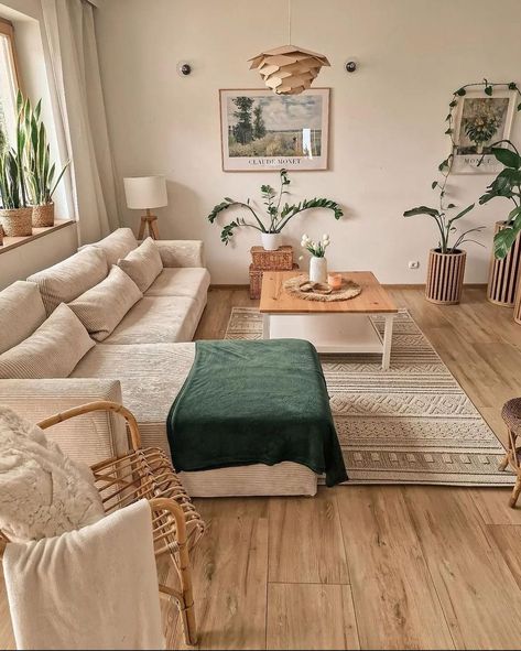 Apartment Living Room Design, Dream Apartment Decor, Living Room Scandinavian, Apartment Decor Inspiration, Decor Home Living Room, Apartment Inspiration, Living Room Decor Apartment, Boho Living Room, Living Room Inspo