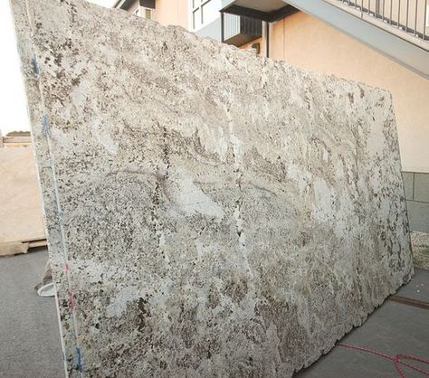 Alaskan White Granite, Alaska White Granite, White Granite Slabs, White Granite Colors, White Granite Kitchen, Granite Kitchen Counters, White Granite Countertops, Kitchen Remodel Countertops, Granite Colors