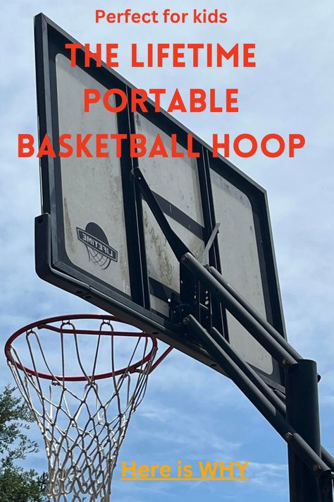 The Lifetime portable basketball hoop is perfect for kids because it is portable, adjustable and resilient. I have personally owned this hoop for over 10 years! it has served me and my family well and is still around. Check out the link for my comprehensive review. Portable Basketball Hoop, Basketball Moves, Basketball Systems, Youth Basketball, Me And My Family, Basketball Hoops, Basketball Coach, Basketball Hoop, Basketball Teams