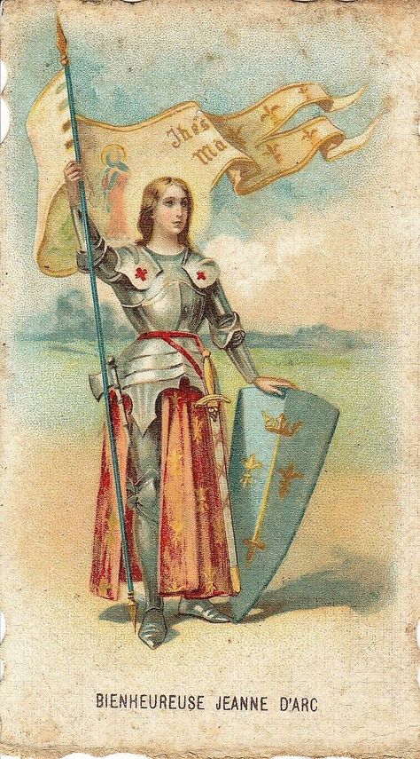 Joan Of Arc Art, Santa Joana D'arc, Joan D Arc, Saint Joan Of Arc, St Joan, Jeanne D'arc, Catholic Pictures, San Michele, Joan Of Arc