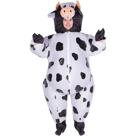 Cow Fancy Dress, Cow Halloween Costume, Funny Fancy Dress, White Halloween Costumes, Cow Costume, Inflatable Costumes, Sailor Moon Cosplay, Fancy Costumes, Fancy Dress Up