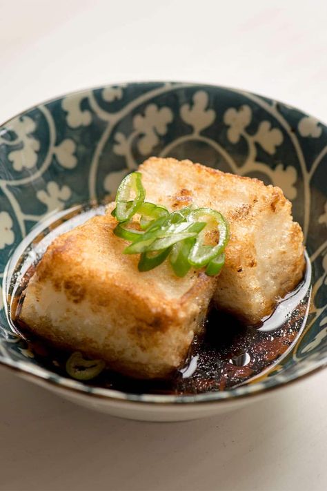 Agadashi Tofu Recipe, Agedashi Tofu Recipe, Agadashi Tofu, Cooking With Tofu, Japanese Tofu Recipes, Agedashi Tofu, Vegan Japanese, Cooking Tofu, Perfect Pantry