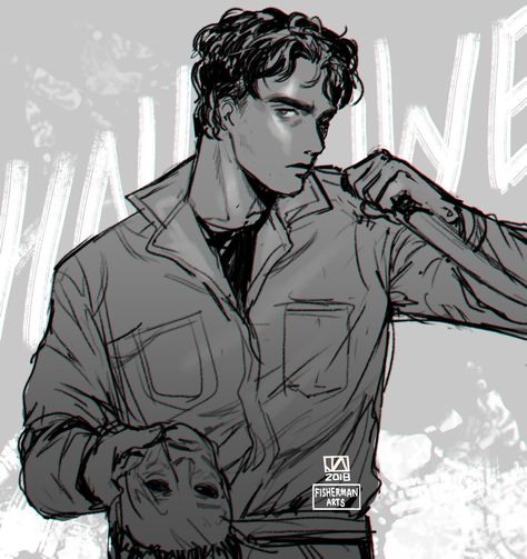 zoruui: “I literally just wanted to draw some unmasked ‘78 Myers, why did it turn out This Way,,,… “instagram ( instagram.com/fishermanarts ) twitter ( mobile.twitter.com/fishermanarts ) pillowfort ( pillowfort.io/fishermanarts ) ko-fi (... Micheal Myers Unmasked, Michael Myers Fan Art Unmasked, Michael Myers X Y/n, Unmasked Michael Myers, Michael Myers Unmasked, Micheal Myers Fanart, Michael Myers Fanart, Michael Myers Fan Art, Horror Slashers