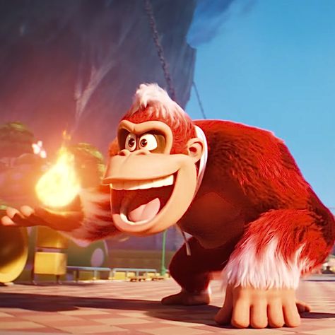 Donkey Kong in The Super Mario Bros. Movie Super Mario Bros Film, Mario Movie, Mario Y Luigi, The Super Mario Bros Movie, Super Mario Bros Movie, Kong Movie, Diddy Kong, Nintendo Super Smash Bros, Donkey Kong Country