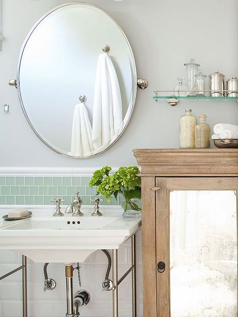 Farmhouse bathroom mirrors