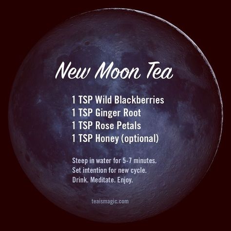 #tea New Moon Tea, Moon Tea, Tea Blends Recipes, Kitchen Witch Recipes, Herbal Tea Benefits, Homemade Tea, Herbal Teas Recipes, Kitchen Witchery, Herbal Magic