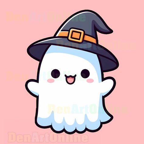 Cute Halloween Ghost Drawing, 3 Person Matching Pfp Halloween, Ghost Cartoon Cute, Cartoon Ghost Drawing, Kawaii Halloween Art, Ghost Art Cute, Cute Ghost Drawings, Chibi Ghost, Kawaii Ghost