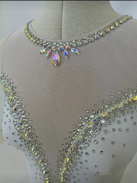 Rhinestone Lyrical Costume, Rhinestone Patterns Dance Costumes, Sparkly Dance Costume, Lyrical Dance Costumes Dresses, Diy Gown, Baton Costumes, Rhinestone Patterns, Cute Dance Costumes, Aerial Costume