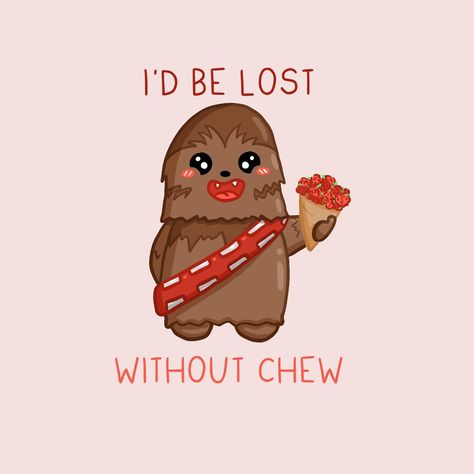 Starwars Valentines Ideas, Star Wars Puns For Boyfriend, Valentines Gift For Boyfriend Star Wars, Star Wars Valentines Wallpaper, Star Wars Painting For Boyfriend, Star Wars Love Quotes For Him, Star Wars Cute Art, Star Wars Anniversary Card, Star Wars Cute Drawing