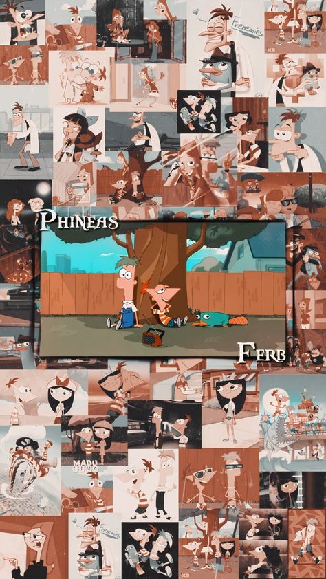 Phineas And Ferb Wallpaper Aesthetic, Doofenshmirtz Wallpaper, Phones And Ferb, Ipad Girlies, Phineas And Ferb Aesthetic, Phineas And Ferb Wallpaper, Childhood Wallpaper, Disney Movies List, Phineas E Ferb