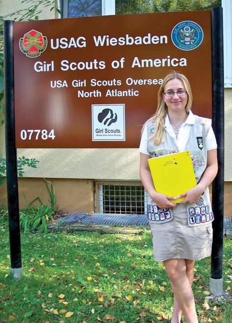 Girl Scout Gold Award, Stay C, Wiesbaden Germany, Scramble Words, Award Ideas, Hospital Stay, America Girl, Girl Scout Leader, Usa Girls