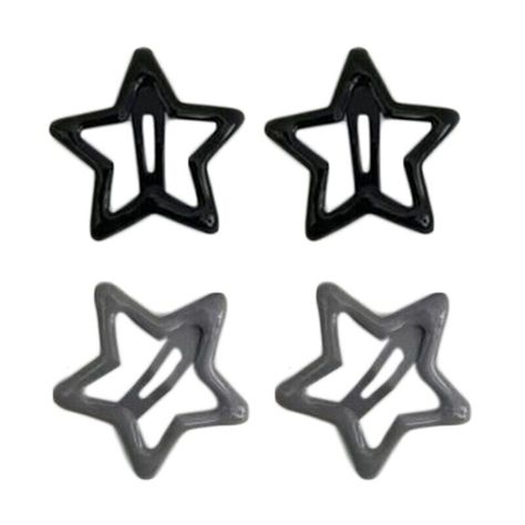 Gray Hair Accessories, Star Pins Hair, Y2k Hairpins, Star Hair Pins, Star Hairpin, Star Clips, Summer Ponytail, Star Hair Clips, Star Accessories