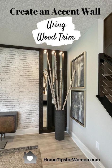 Painting a room or accent wall is great. Add wood trim to dress up that wall & you'll transform the room into a special place you'll want to spend more time in. Ready for some ideas? We show you how model home's have been decorated - entryways, living spaces, home offices & bedrooms ... so let's get started. How To Dress Up Plain Walls, Accent Wall Picture Frames, Painting A Room, New Paint Colors, Decorating Walls, Picture Frame Molding, Design Your Own Home, Selling Tips, Things I Learned