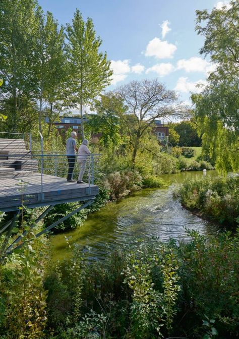 LTH (Lund Institute of Technology), Sweden: Campus park by Thorbjörn Andersson @ Sweco architects « Landscape Architecture Platform | Landezine Sweco Architects, Lund Sweden, Lund University, Water Landscape, Urban Landscape Design, Public Space Design, Areas Verdes, Landscape Concept, Landscape Architecture Design