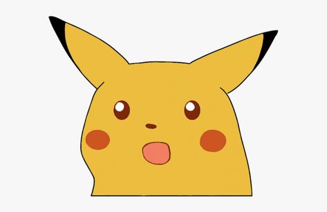 Surprise Meme, Pikachu Meme, Surprised Pikachu, Surprise Face, Bond Paper Design, Bond Paper, 3d Icons, Birthday Meme, Meme Faces