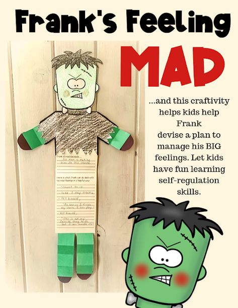 Frank's Feeling Mad: Helping Kids Cope with Anger Anger Monster, Cope With Anger, Anger Art, Monster Activities, Dealing With Anger, Angry Child, Drawing Prompt, Self Regulation, Human Condition