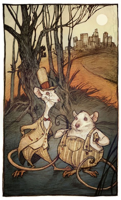 Fairytale Illustration, Fairytale Art, Arte Animal, Art And Illustration, Childrens Illustrations, Children's Book Illustration, Vintage Illustration, Art Videos, Mice