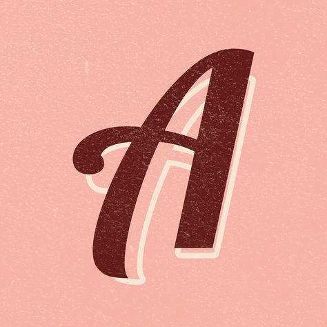 Vintage Handwriting, Handwriting Cursive, 70s Font, Font Lettering, Cursive Font, A To Z, Lettering Alphabet, Handwriting, Alphabet