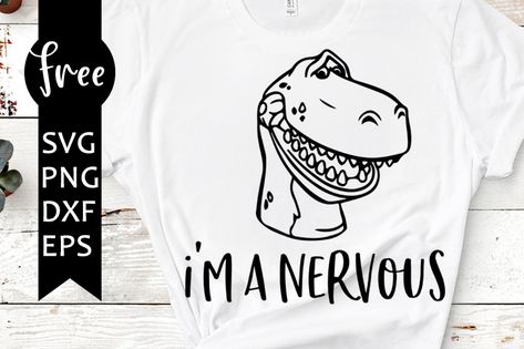 I'm a nervous svg free, toy story svg, disney svg, rex svg, instant download, shirt design, funny svg, dinosaur svg, silhouette cameo 0248 Disney Shirts Cricut Free, Toy Story Svg Free, Toy Story Svg, Disney Cricut, Cricut Svg Files Free, Dinosaur Svg, Svg Disney, Disney Svg, Cricut Explore Air