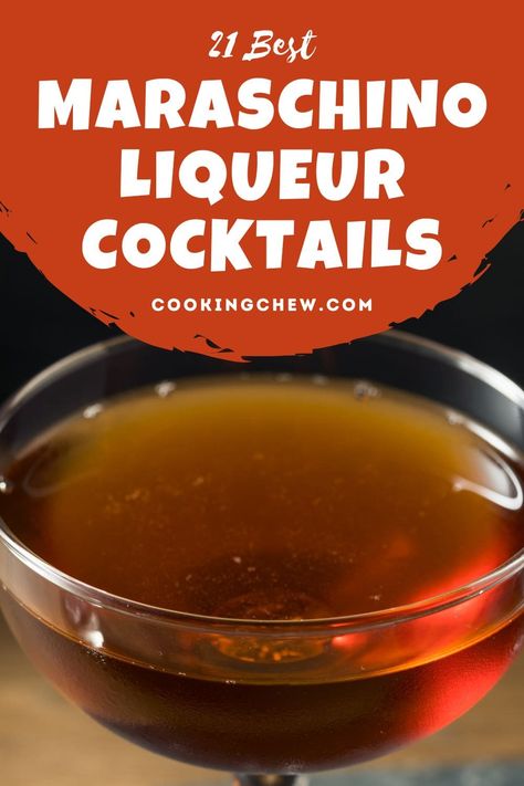 Drinks With Maraschino Liquor, Luxardo-maraschino-liqueur Cocktails, Maraschino Liqueur Cocktails, Cherry Margarita, Liqueur Cocktails, Maraschino Liqueur, Unique Cocktail Recipes, French 75 Cocktail, Flavored Margaritas