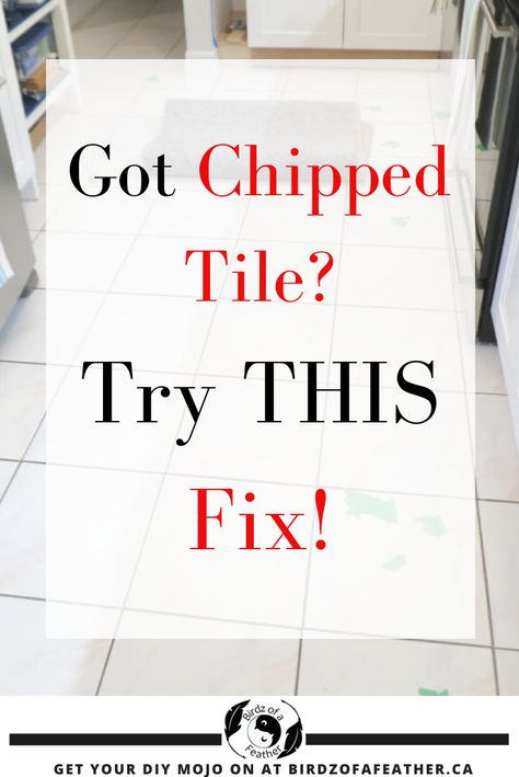 How To Fix Cracked Tile Floor, How To Fix Cracked Tile, Fix Cracked Tile, Cracked Tile Repair, Ceramic Kitchen Tiles, Sheetrock Repair, Squeaky Floors, Tiles Diy, House Staging