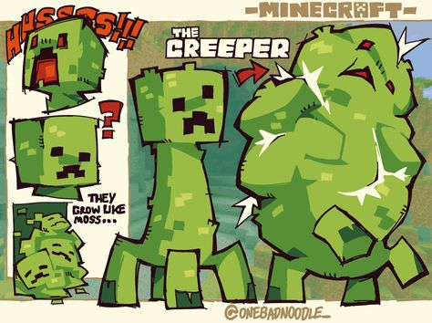 Minecraft Poses Reference, Skeleton Minecraft Fanart, Minecraft Creeper Fanart, Minecraft Creeper Art, Minecraft Art Fanart, Minecraft Doodles, Ghast Minecraft, Undertale Minecraft, Minecraft Oc