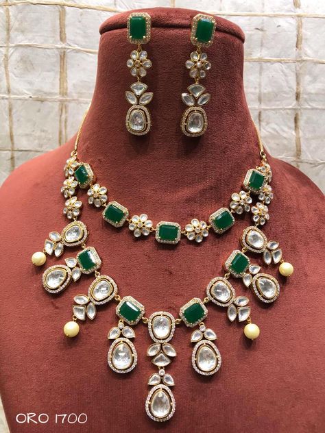 Polki Jewellery Kundan, Kundan Polki Jewellery, Polki Gold Jewellery, Polki Jewellery Brides, Kundan Polki Necklace, Ruby Chain, Unique Gold Jewelry Designs, Bridal Jewelry Sets Brides, Wedding Jewelery