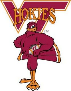 Hokie Football Hokie Bird, Hokies Football, Virginia Tech Football, Football Champions, Virginia Tech Hokies, Corn Hole, Gobble Gobble, School Team, Virginia Tech