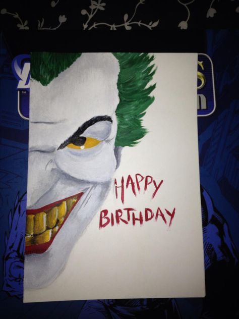 Joker Birthday, Joker Pop, Birthday Signs, Joker Card, Joker Quotes, Birthday Sign, Happy Birthday Cards, Note Cards, Birthday Cards