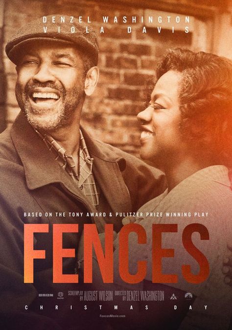 Fences (2016) Fences Movie, August Wilson, Viola Davis, Poster Movie, Denzel Washington, Win Prizes, Tony Awards, Fence, Movie Posters