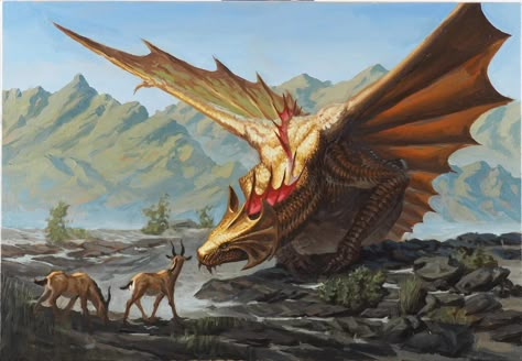 Brass Dragon, Dragon Names, Legendary Dragons, Ancient Dragon, Dragon Tales, Mtg Art, Dragon Artwork Fantasy, Dnd Dragons, Fantasy Concept