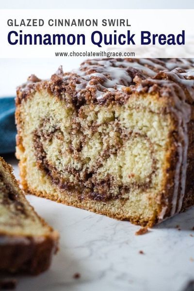 Cinnamon Roll Quick Bread. An easy cinnamon crumb quick bread that is perfect for brunch or breakfast on Easter or Mother's Day. It's a quicker way to enjoy cinnamon rolls in the morning. #cinnamonroll #quickbread Cinnamon Swirl Quick Bread, Spiced Bread, Cinnamon Bread Recipe, Cinnamon Roll Bread, Cinnamon Swirl Bread, Pane Dolce, Swirled Bread, Cloud Bread, Quick Easy Desserts