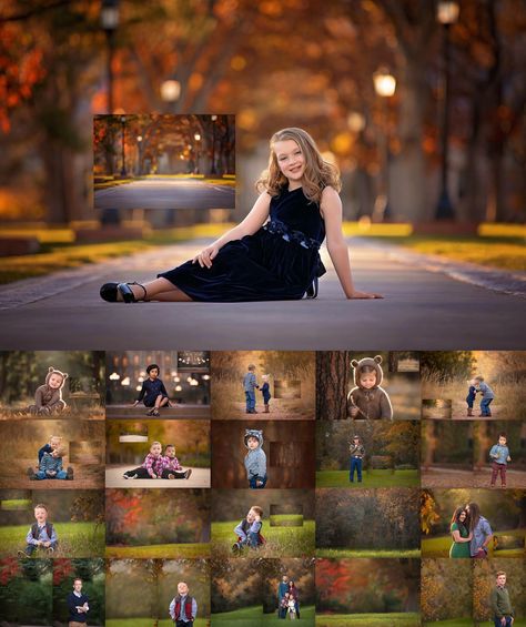 Create magical digital background composites for your clients with 20+ Fall digital backdrops plus an editing workshop taught by @shannonsquiresphotography that shows you how to create your scene professionally. Photoshop Composites, Photography Videos, Photoshop For Photographers, Adobe Lightroom Presets, Photoshop Overlays, Photoshop Backgrounds, Digital Backgrounds, Digital Backdrops, Photoshop Elements