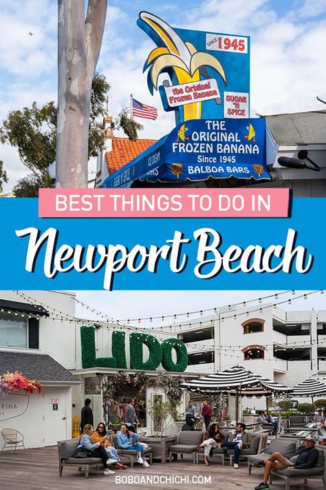 best things to do in newport beach california on a southern california trip Balboa Peninsula California, Things To Do In Newport Beach California, Newport Beach California Restaurants, Newport Beach California Outfits, New Port Beach California, Balboa Island Newport Beach, Newport Beach Restaurants, Best California Beaches, Disneyland 2024