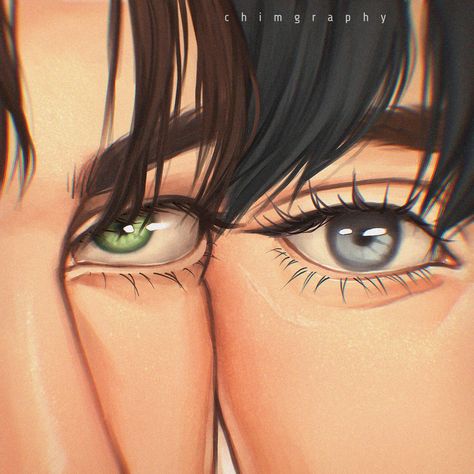 Aot Mikasa Icon, Mikasa Fanart Cute, Eren Jaeger X Mikasa, Mikasa Eyes, Eren Eyes, Eren Drawing, Eren Jaeger Fanart, Mikasa X Eren, Eren Aot