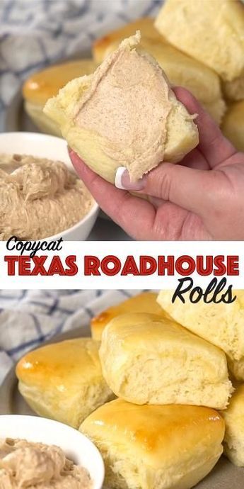 Roadhouse Rolls Recipe, Texas Roadhouse Rolls Recipe, Copycat Texas Roadhouse Rolls, Copycat Texas Roadhouse, Roadhouse Rolls, Texas Roadhouse Rolls, Cinnamon Honey Butter, Cinnamon Honey, Homemade Dinner Rolls