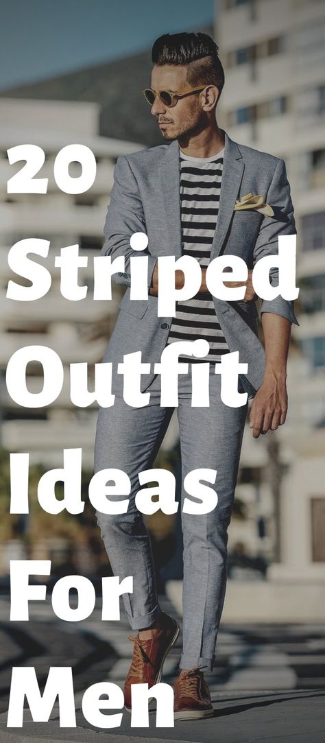 20 Striped Outfit Ideas For Men! How To Style Turtleneck, T Shirt Outfit Ideas, Striped Sweater Outfit, Striped Outfit, White Sweater Outfit, Style Turtleneck, Outfit Office, Preppy Fall Outfits, Gentlemen's Club