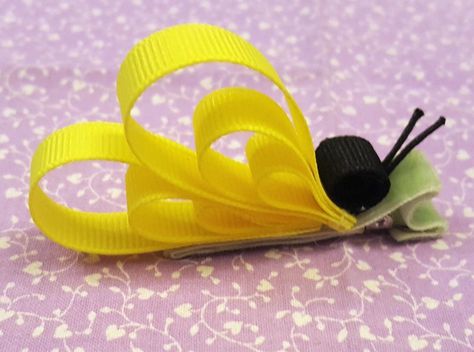 Ribbon Sculpture Hair Clips | Etsy Ribbon Sculpture Hair Clips, Ribbon Animals, Sculpture Hair, Hair Accessories Tutorial, Craft Hobbies, Ribbon Projects, Ribbon Sculptures, Unique Hair Clip, Girls Hair Bows Diy