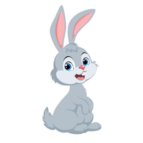 Cartoon Easter bunny smiling Scared Bunny, Mother Cartoon, The Cartoon, Easter Bunny, Vector Art, Vector Free, Royalty, Royalty Free, Easter