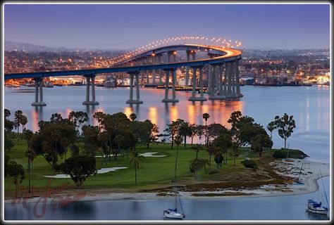 San Diego Bay | Here's a couple from a month or so ago, whil… | Flickr Coronado Bridge San Diego, Coronado Bridge, 7 Seas, Coronado Island, San Diego Bay, Hotel Del Coronado, San Diego Travel, 500 Miles, Let Me In