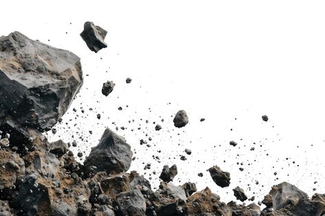 Floating Rocks Drawing, Mining Poster, Photoshop Assets, Rocks Png, Floating Rocks, Steampunk Font, Rock Png, Rock Background, Dangerous Situations