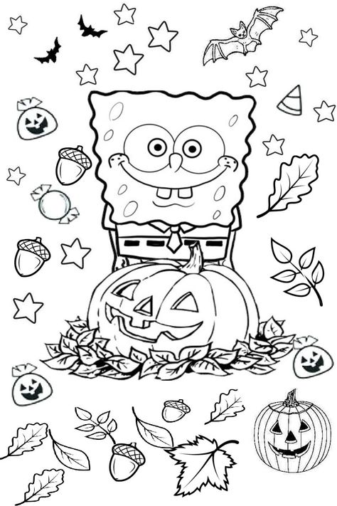 Dive into 80+ Halloween Coloring Pages filled with witches, bats, pumpkins, and more! Perfect for all ages, these printables are sure to add a spooky touch to your Halloween celebrations. Download now for free! |coloring sheet: 25

#HalloweenColoringPages #WitchesAndBats #PumpkinFun #FreePrintables #SpookySeason Printable Spongebob, Spongebob Coloring Pages, Halloween Pumpkin Coloring Pages, Spongebob Halloween, Halloween Coloring Pictures, Coloring Pages Halloween, Halloween Coloring Pages Printable, Kids Christmas Coloring Pages, Spongebob Coloring