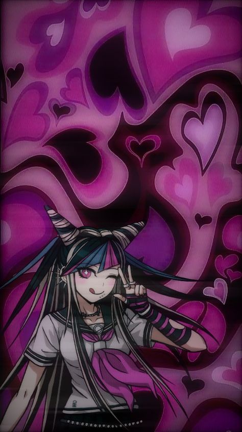 Ibuki Mioda Aesthetic, Ibuki Wallpaper, Danganronpa Ibuki, Ibuki Mioda, Retro Heart, Danganronpa 3, Danganronpa Characters, Aesthetic Stuff, Fav Characters