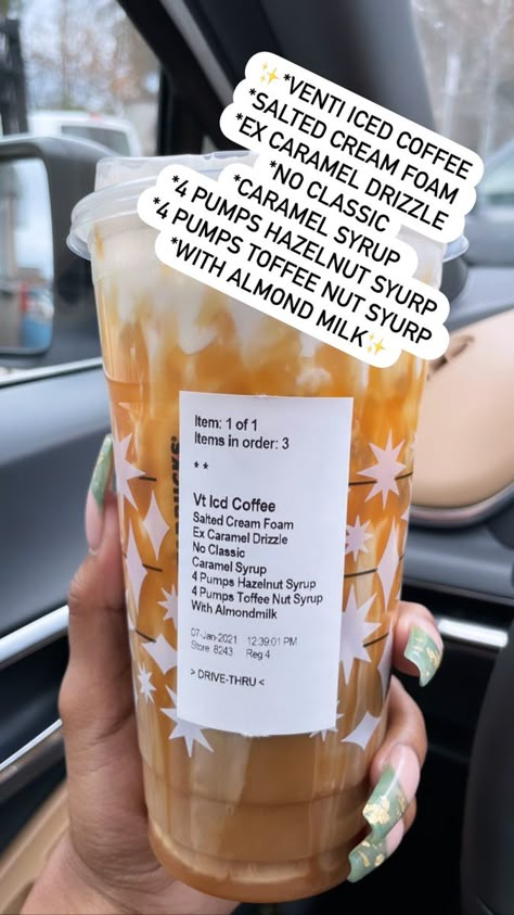 Starbucks Special Orders, Starbucks Drinks To Get On Your Birthday, Caramel Coffee Starbucks Order, Starbucks Fall Drink Orders, Special Starbucks Drinks Orders, Cheap Starbucks Orders, Special Starbucks Drinks, Starbucks Fall Drinks, Iced Drinks Recipes