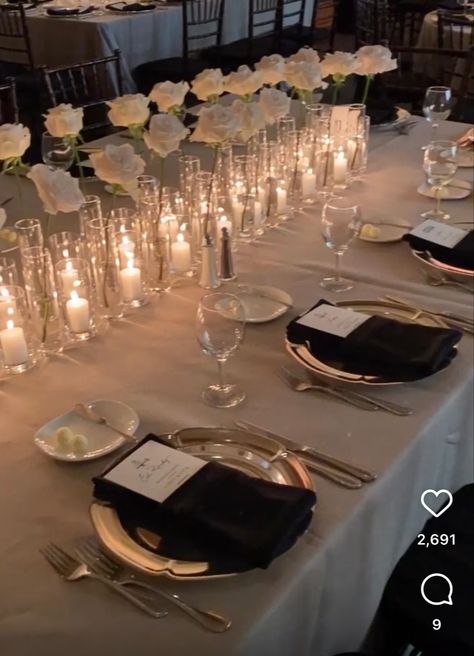 Round Wedding Tables, Wedding Reception Details, Engagement Dinner, Candle Wedding Centerpieces, Reception Details, Wedding Venue Decorations, White Wedding Bouquets, Dinner Decoration, Future Wedding Plans