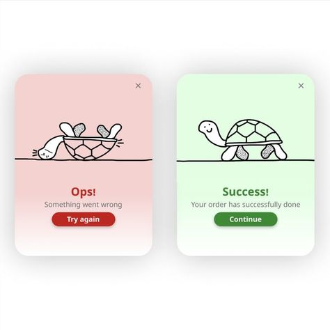 UX/UI Design, UI Design, Flash message, App design, error/success, figma, webdesign App Illustration, Web Design Illustration, Success Message, Android Design, Ui Animation, Design Fails, Daily Ui, Webpage Design, Error Message