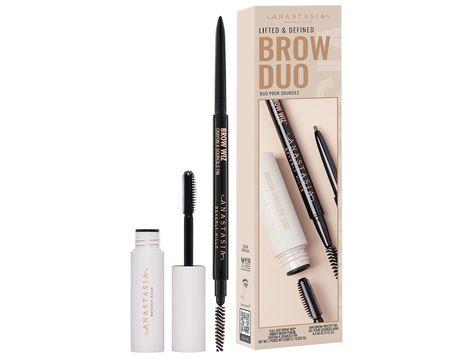 Check out this product at Sephora.com - Anastasia Beverly Hills Lifted & Defined Brow Duo - Dark Brown Brow Freeze, Spf Skincare, Spoolie Brush, Brow Styling, Fixing Spray, Anastasia Beverly Hills Brow, Night Moisturizer, Makeup Gift Sets, Milk Makeup